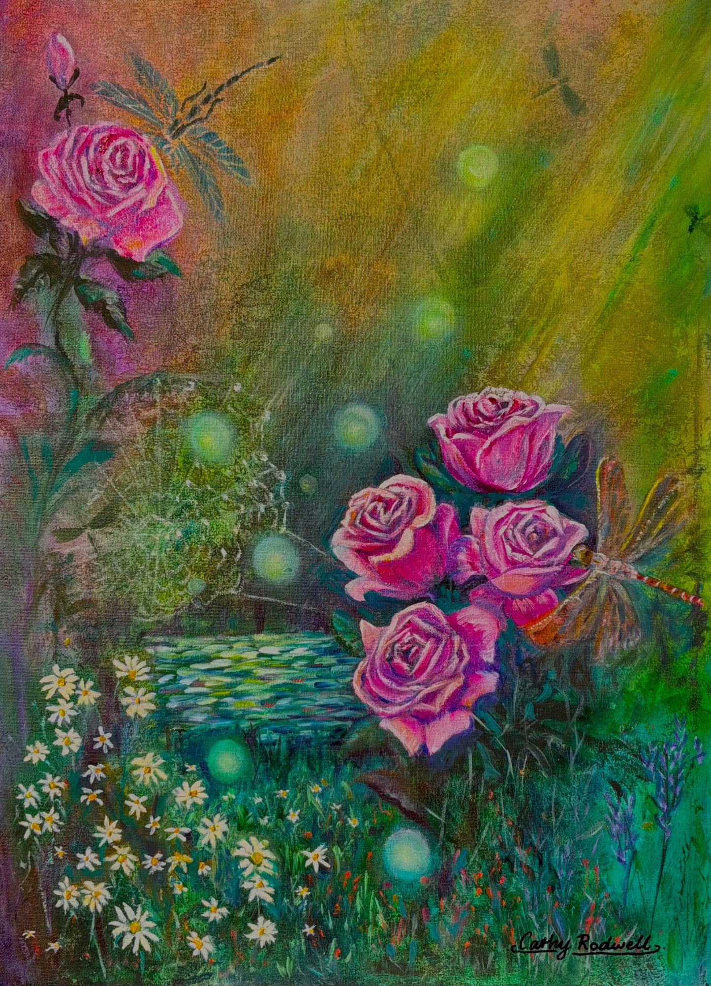 Morning Has Broken – Original  Painting by Cathy Rodwell