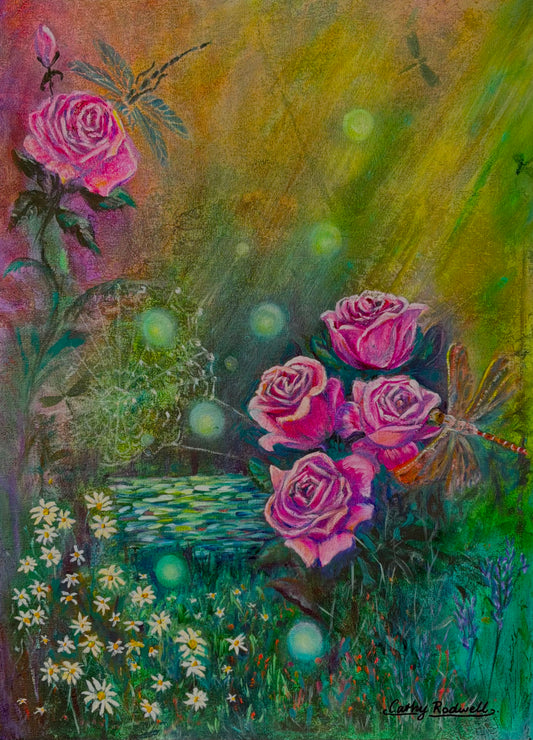Morning Has Broken – Original  Painting by Cathy Rodwell